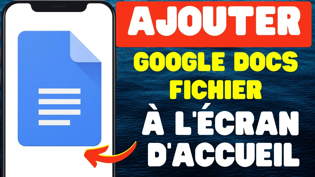 Comment Ajouter Un Fichier Google Docs À L’écran D’accueil 2024