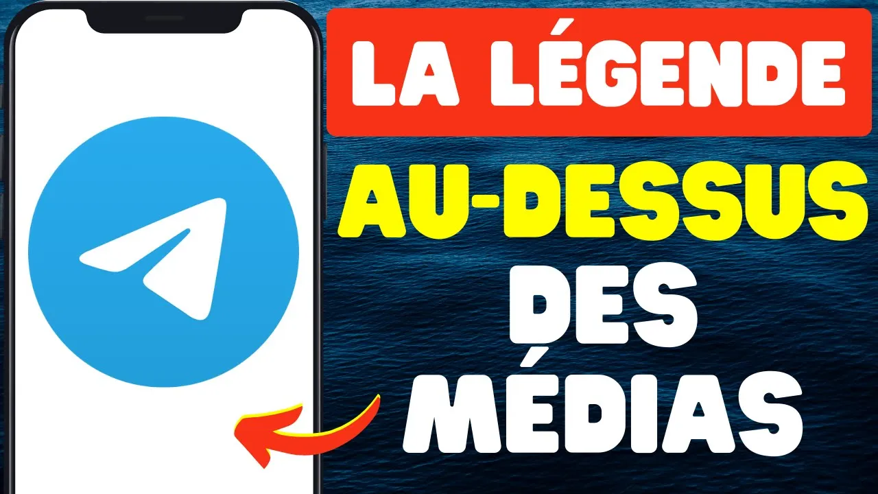 Comment Placer La Légende Au-dessus Des Médias Sur Telegram